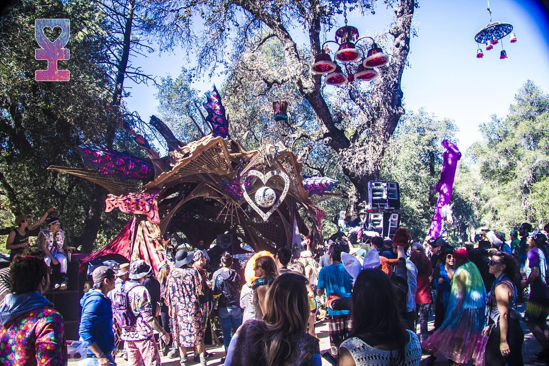 Daytime festivities at Desert Hearts Festival